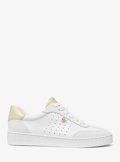 Scotty Leather Sneaker in PL GLD MULTI | Michael Kors