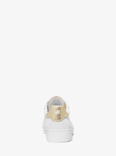 Scotty Leather Sneaker in PL GLD MULTI | Michael Kors