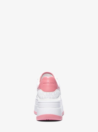 Zapatilla Hayes de plataforma con logotipo de la marca in ROSE | Michael Kors
