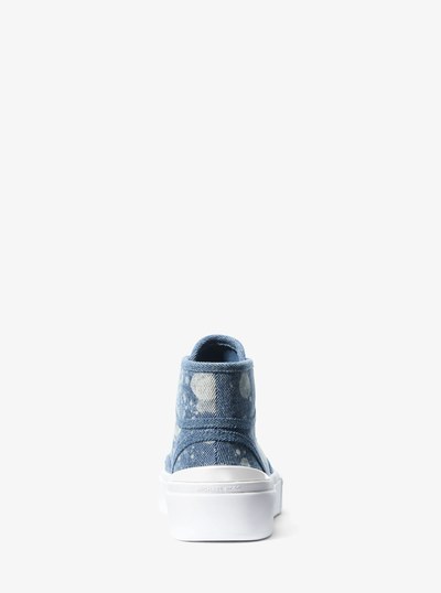 Jude Splattered Denim High-Top Sneaker