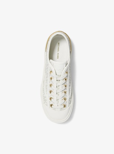 Jude Signature Logo Sneaker in VANILLA | Michael Kors