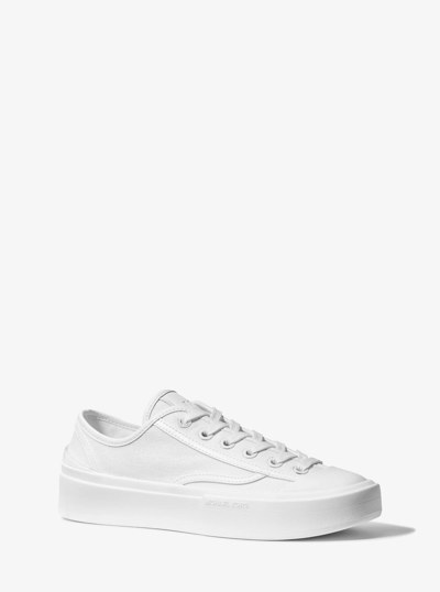 Jude Canvas Sneaker in OPTIC WHITE | Michael Kors