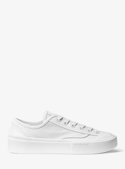 Jude Canvas Sneaker in OPTIC WHITE | Michael Kors