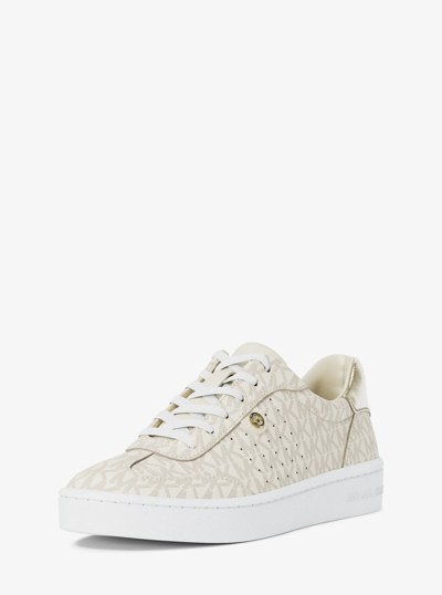 Scotty Signature Logo Sneaker in VANILLA COMBO | Michael Kors