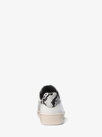 Scotty Snake Embossed Leather Sneaker