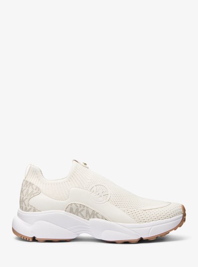 Sami Stretch Knit Trainer in CREAM | Michael Kors