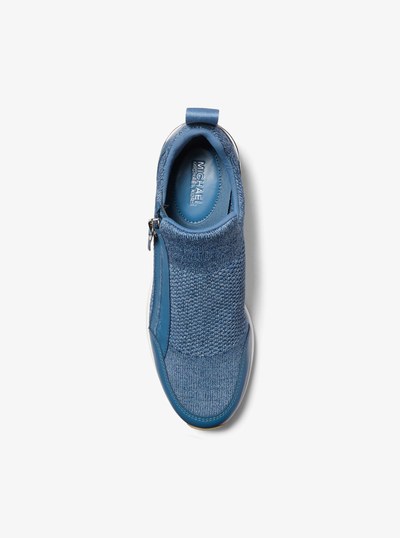 Willis Stretch Knit Trainer in UNION WASH | Michael Kors
