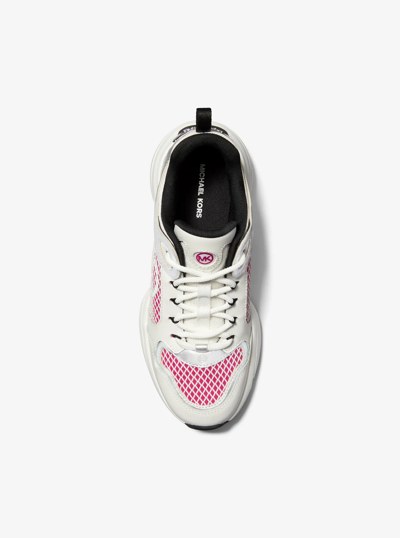 Espadrille Bowie en mat&eacute;riaux multiples in FRAMBOISE | Michael Kors