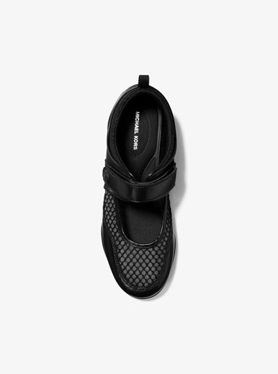 Kyler Mary Jane Sneaker in BLACK | Michael Kors