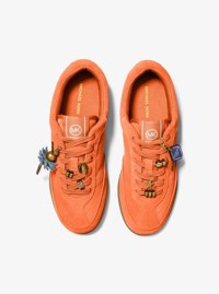 Nolan Embellished Suede Sneaker