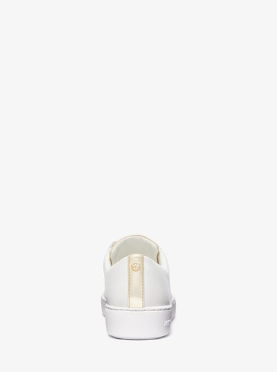 Keaton Two-Tone Sneaker in PALE GOLD | Michael Kors