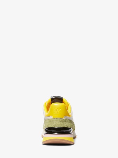 Nova Suede and Nylon Trainer in SMKY RSE MLT | Michael Kors