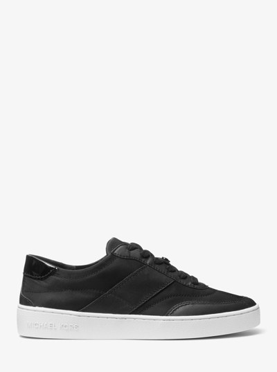 Kaycee Leather Sneaker in BLACK | Michael Kors