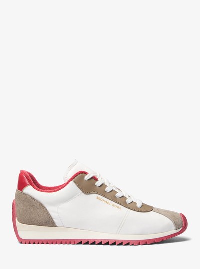 Rhodes Mixed-Media Trainer in OPTIC WHITE | Michael Kors