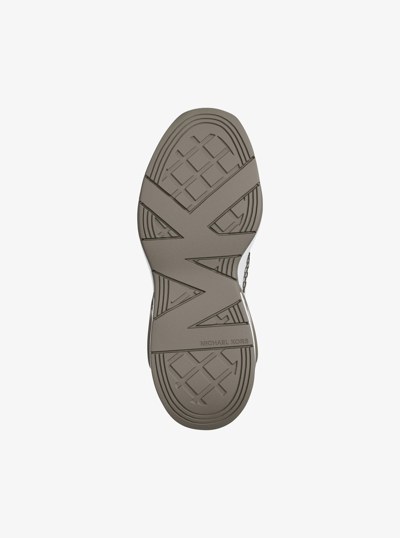 Toni Mixed-Media Sneaker in BIRCH | Michael Kors
