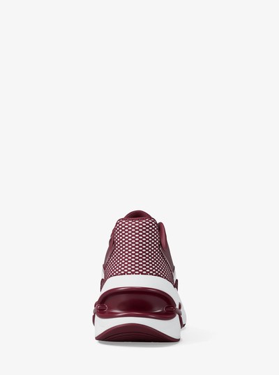 Toni Mixed-Media Sneaker in MULBERRY | Michael Kors
