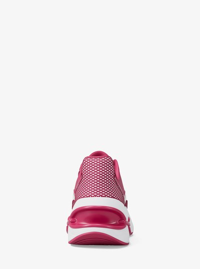 Toni Mixed-Media Sneaker in WILD BERRY | Michael Kors