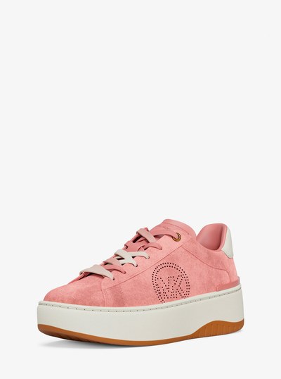 Dottie Suede Platform Sneaker in PRIMROSE | Michael Kors