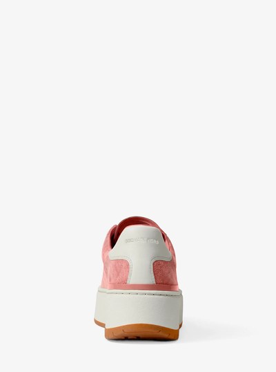 Dottie Suede Platform Sneaker in PRIMROSE | Michael Kors