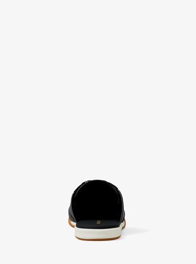 Nolan Nylon and Suede Mule in BLACK | Michael Kors