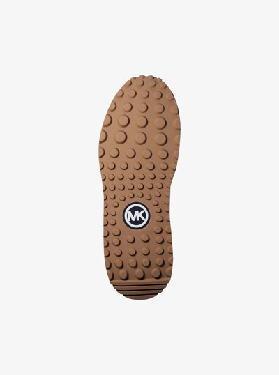 Dax Leather Trainer in NAVY | Michael Kors