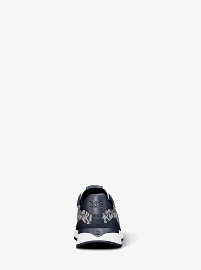 Dax Ombr&eacute; Signature Logo Trainer in NAVY | Michael Kors