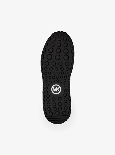 Dax Mixed-Media Trainer in BLACK | Michael Kors