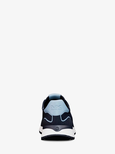 Dax Mixed-Media Trainer in LIGHT SKY | Michael Kors