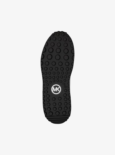 Dax Mixed-Media Trainer in BRIGHT WHT | Michael Kors