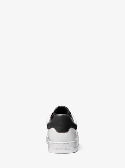 Jacob Logo Embellished Lace-Up Sneaker in BLACK | Michael Kors