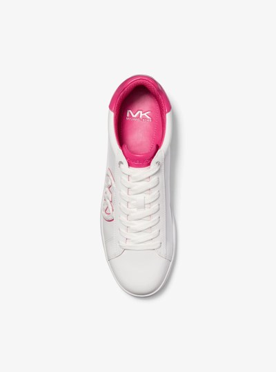 Espadrille Jacob d&eacute;cor&eacute;e &agrave; lacets et &agrave; logo in PITAYA | Michael Kors