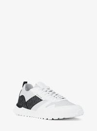 Dax Stretch Knit and Signature Logo Trainer