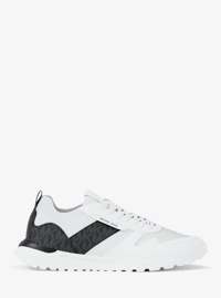 Dax Stretch Knit and Signature Logo Trainer