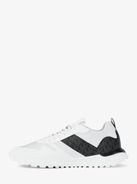 Dax Stretch Knit and Signature Logo Trainer