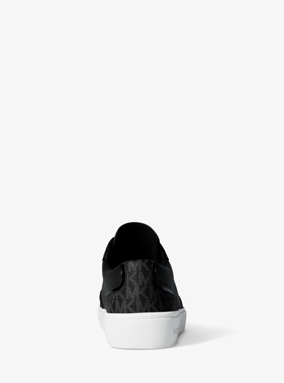 Starr Mixed-Media Sneaker in BLACK | Michael Kors