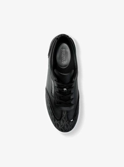 Starr Mixed-Media Sneaker in BLACK | Michael Kors