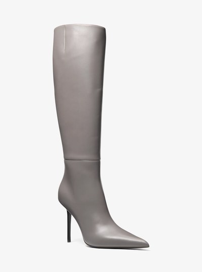 Angelina Leather Boot in SLATE | Michael Kors
