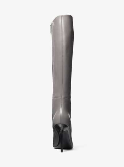 Angelina Leather Boot in SLATE | Michael Kors