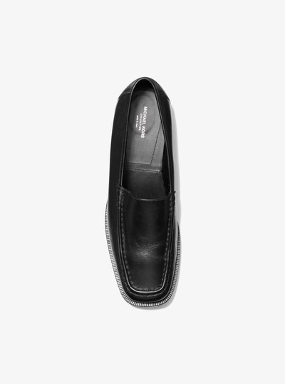 Carolyn Leather Loafer in BLACK | Michael Kors