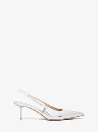 Emma Metallic Leather Slingback Pump