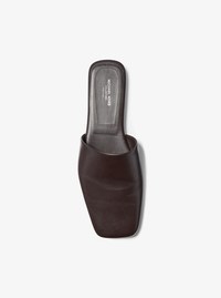 Pantufla Kirsty de piel