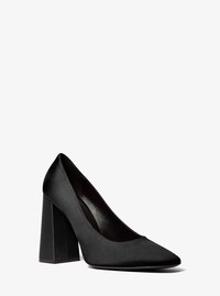 Anna Satin Pumps