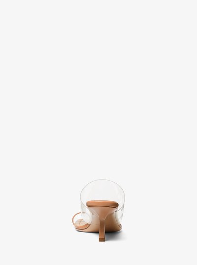 Dionne Leather Sandal in SUNTAN | Michael Kors