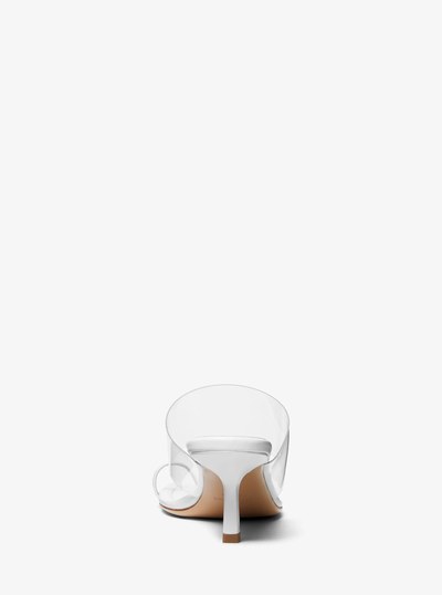 Dionne Leather Sandal in OPTIC WHITE | Michael Kors