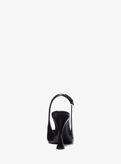 Isabella Leather Slingback Pump in BLACK | Michael Kors