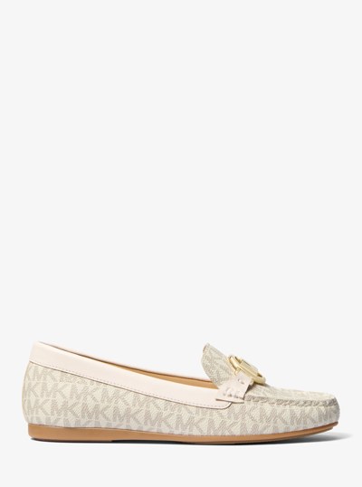 Fulton Signature Logo Moccasin in VANILLA | Michael Kors
