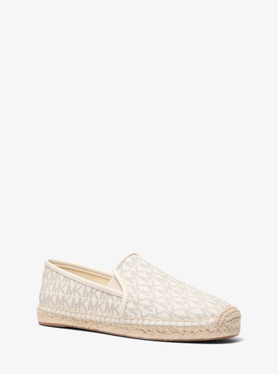 Hastings Signature Logo Slip-On Espadrille in VANILLA | Michael Kors
