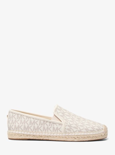 Hastings Signature Logo Slip-On Espadrille in VANILLA | Michael Kors