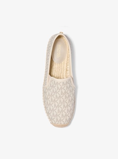 Hastings Signature Logo Slip-On Espadrille in VANILLA | Michael Kors