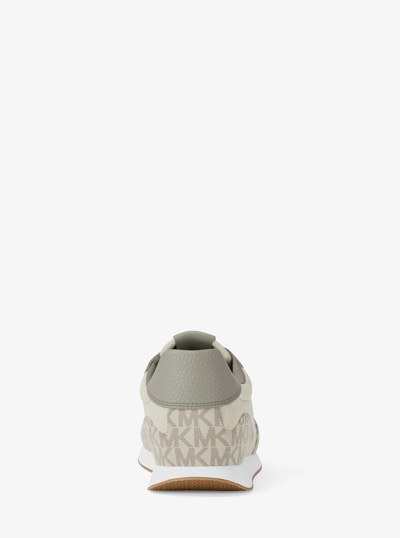 Essex Mixed-Media Trainer in VANILLA COMBO | Michael Kors